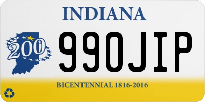 IN license plate 990JIP