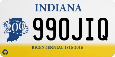 IN license plate 990JIQ