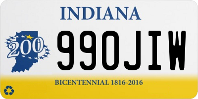 IN license plate 990JIW