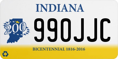 IN license plate 990JJC