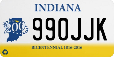 IN license plate 990JJK