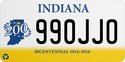 IN license plate 990JJO