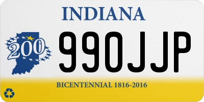 IN license plate 990JJP