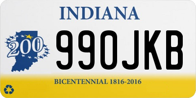 IN license plate 990JKB