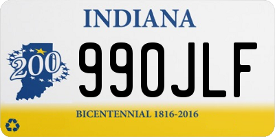 IN license plate 990JLF