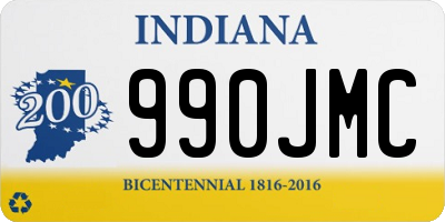 IN license plate 990JMC