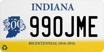 IN license plate 990JME