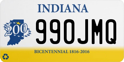 IN license plate 990JMQ
