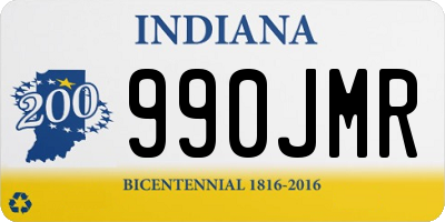 IN license plate 990JMR