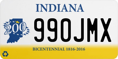 IN license plate 990JMX