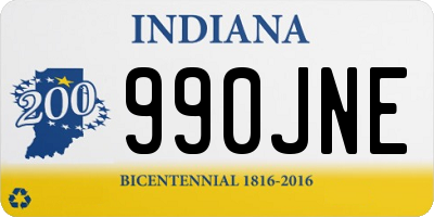 IN license plate 990JNE