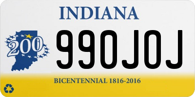 IN license plate 990JOJ