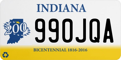 IN license plate 990JQA