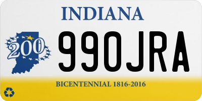 IN license plate 990JRA