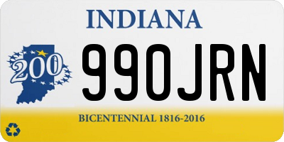 IN license plate 990JRN