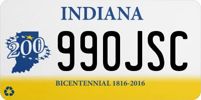 IN license plate 990JSC