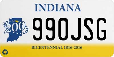 IN license plate 990JSG