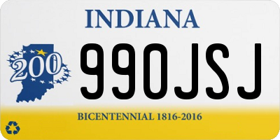 IN license plate 990JSJ