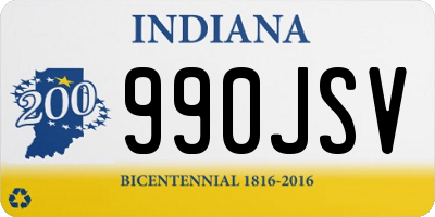 IN license plate 990JSV