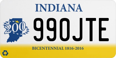 IN license plate 990JTE