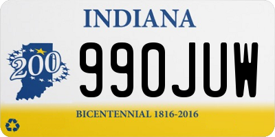 IN license plate 990JUW