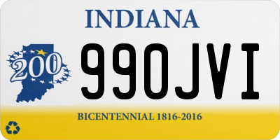 IN license plate 990JVI