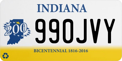 IN license plate 990JVY