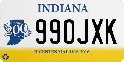 IN license plate 990JXK