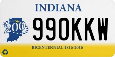IN license plate 990KKW