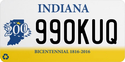 IN license plate 990KUQ