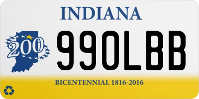 IN license plate 990LBB