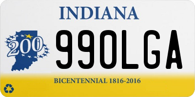 IN license plate 990LGA