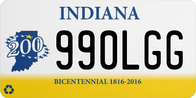 IN license plate 990LGG