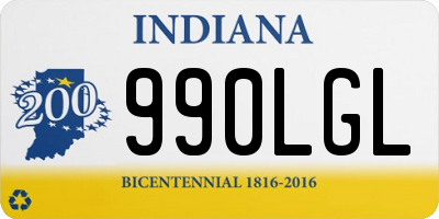 IN license plate 990LGL