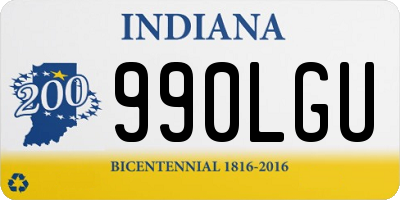 IN license plate 990LGU