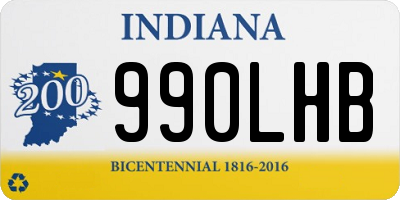 IN license plate 990LHB