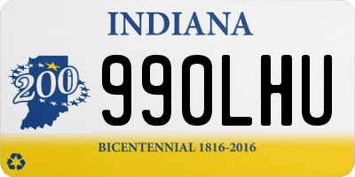 IN license plate 990LHU