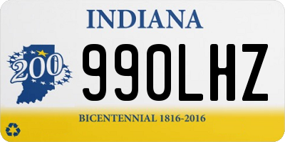 IN license plate 990LHZ