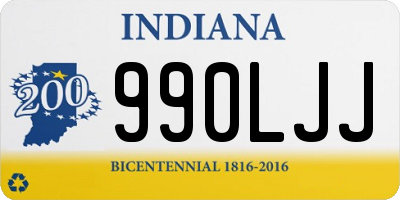 IN license plate 990LJJ