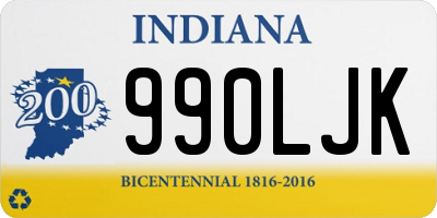 IN license plate 990LJK