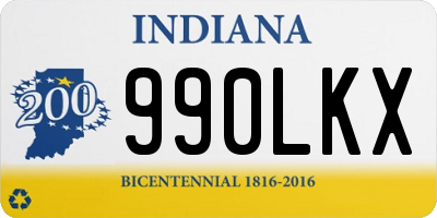 IN license plate 990LKX