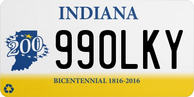 IN license plate 990LKY