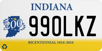 IN license plate 990LKZ