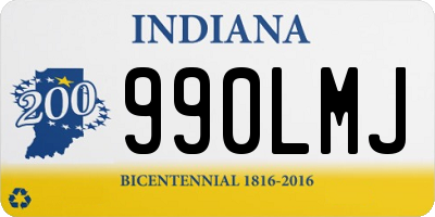 IN license plate 990LMJ