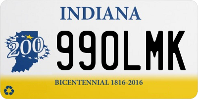 IN license plate 990LMK