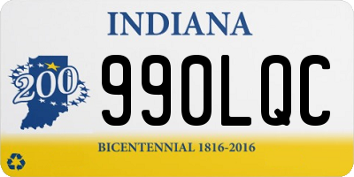 IN license plate 990LQC