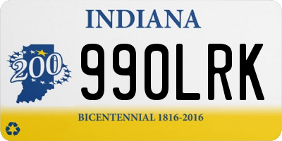 IN license plate 990LRK