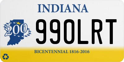 IN license plate 990LRT