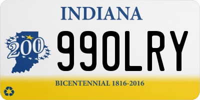 IN license plate 990LRY