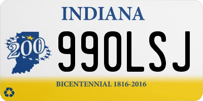 IN license plate 990LSJ